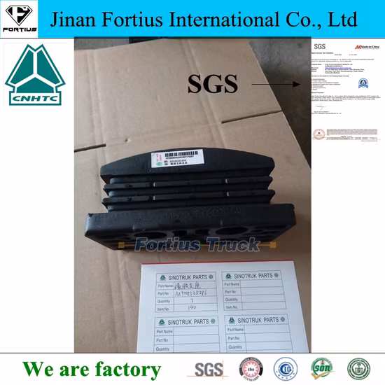 Shacman Camc FAW Foton Dongfeng JAC Dump Truck Parts Weichai Cummins Engine Parts Sinotruk HOWO Rubber Mount Az9925525286 Auto Truck Parts