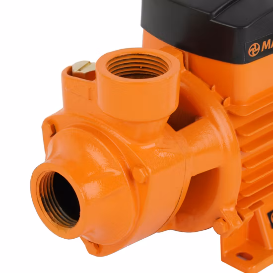 Bomba de agua centrífuga periférica de vórtice limpio de transferencia de alta presión de hierro fundido eléctrico de 1/2HP, conjunto de riego Qb60