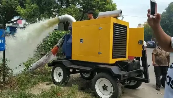 Remolque de dos ruedas impulsado por motor diesel no