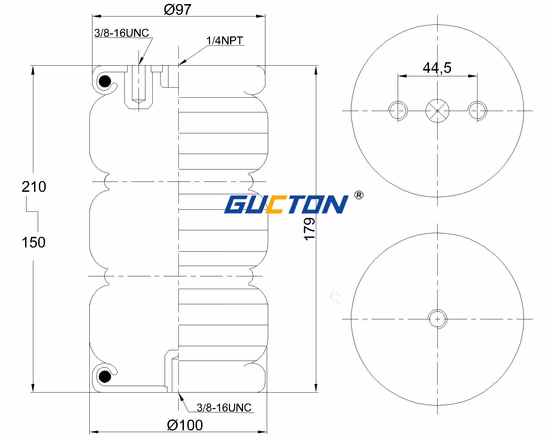 Piezas de camiones Piezas de remolque para Toyota/ Nissan Buje de suspensión de caucho 8