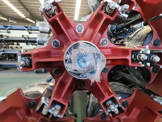 Chn Remolque para camiones pesados ​​Ejes de radios de 16t Piezas para semirremolque a la venta